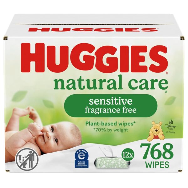 Huggies Natural Care Sensitive Baby Wipes, 768 ct (Unscented)