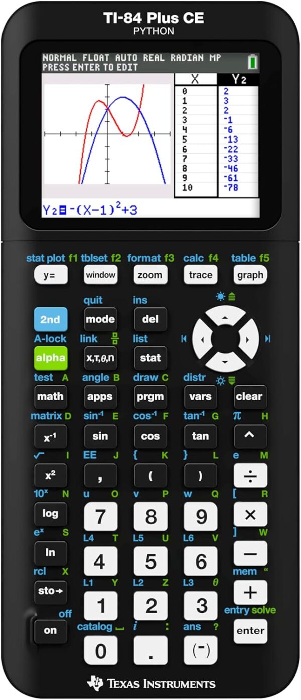 Texas Instruments TI-30XIIS Scientific Calculator – Black with Blue Accents