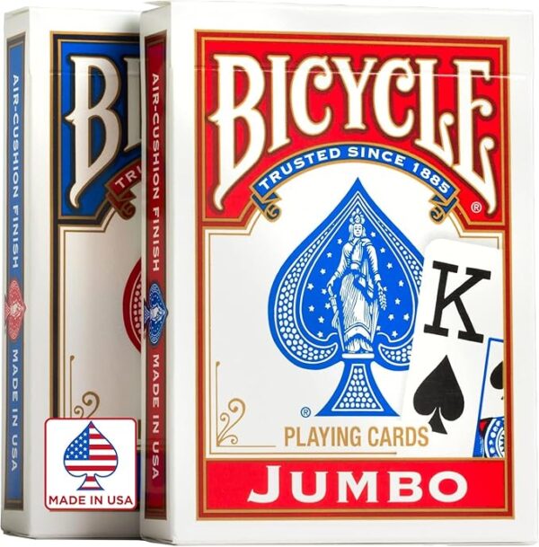 Bicycle Jumbo Index Playing Cards – 2 Pack